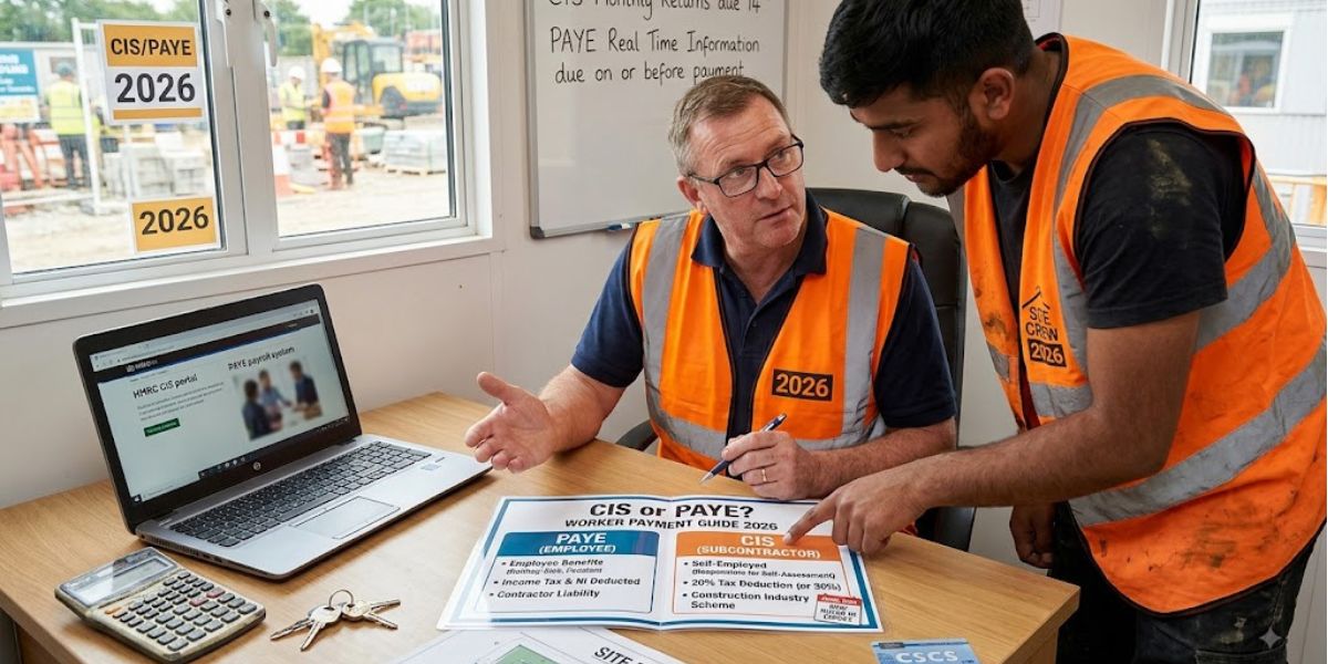 CIS or PAYE? How Construction Contractors Should Pay Workers in 2026